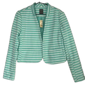 NWT Smart Set Striped Open Blazer